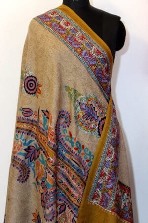 Luxurious Pashmina Kalamkari Shawls