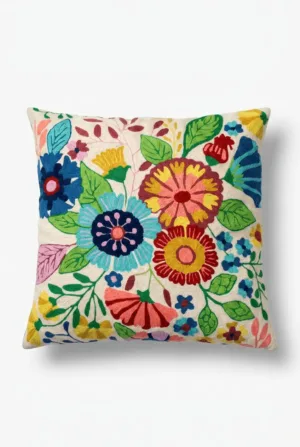 Blooming Kashmir Modern Art pillow-cover