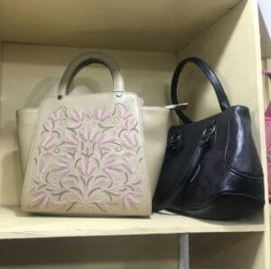 Kashmir Leather Hand Bag