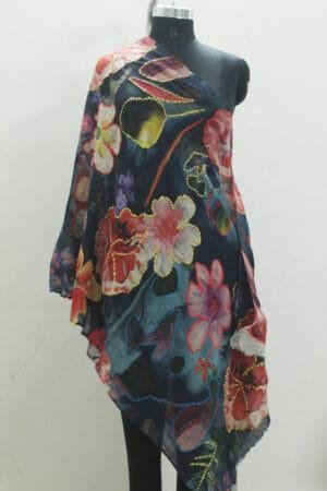 Garden Cashmere Embroidery Shawl