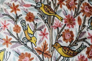 Silk Crewel Rug