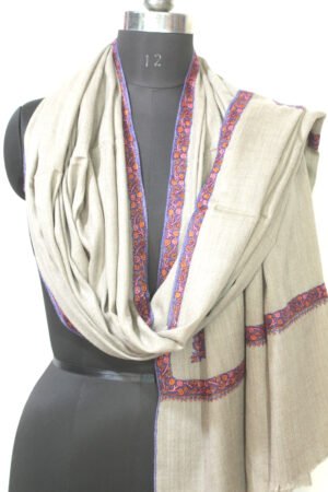 Pure Pashmina Taupe Shawl