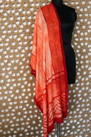 Saffron Bloom Cashmere Scarf