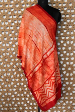 Saffron Bloom Cashmere Scarf