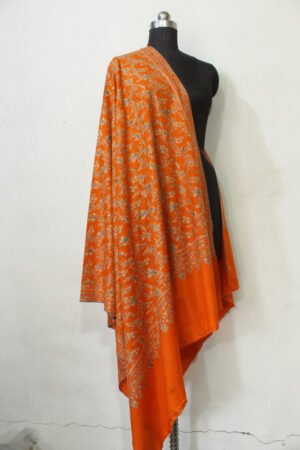 Ember Vine Heritage Pashmina Shawl