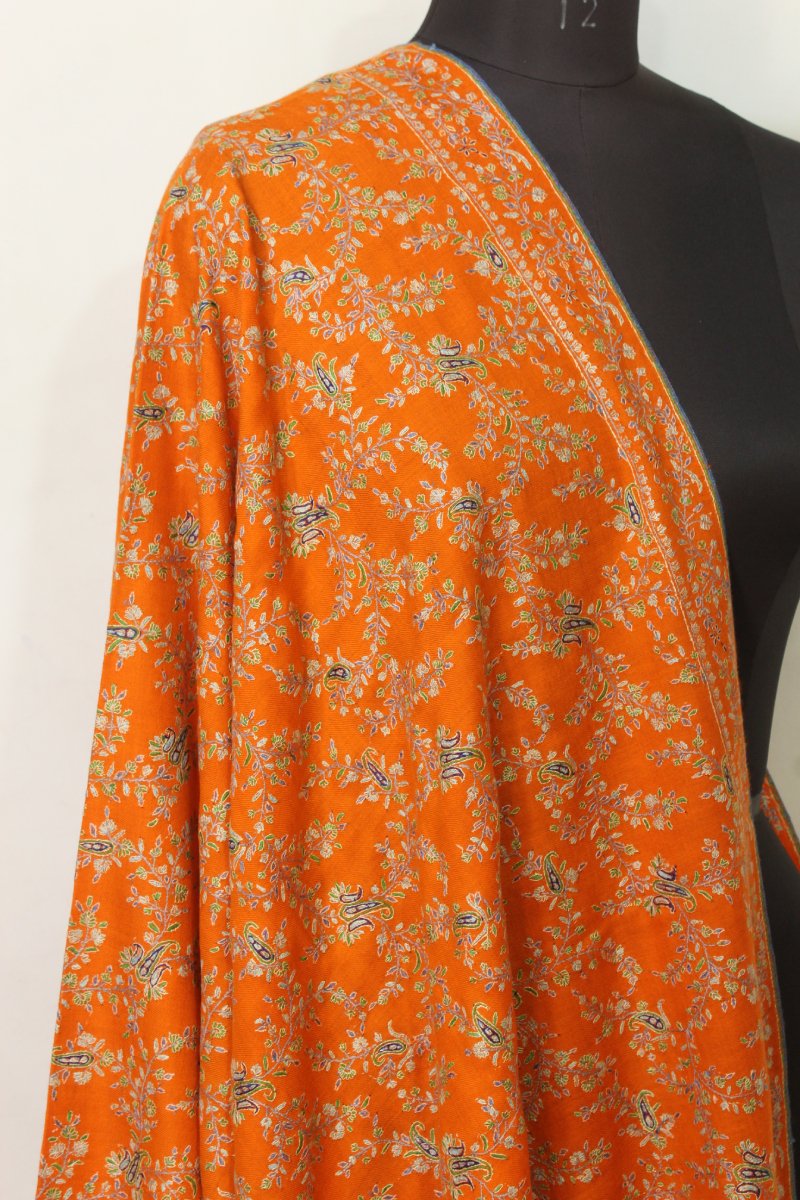 Ember Vine Heritage Pashmina Shawl