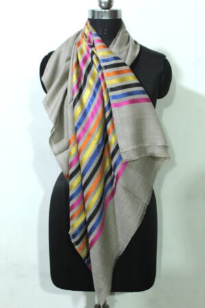 Grey Merino Designer Wrap